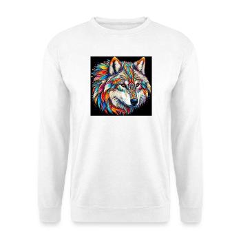 Wolf - Unisex Sweatshirt - white - Front