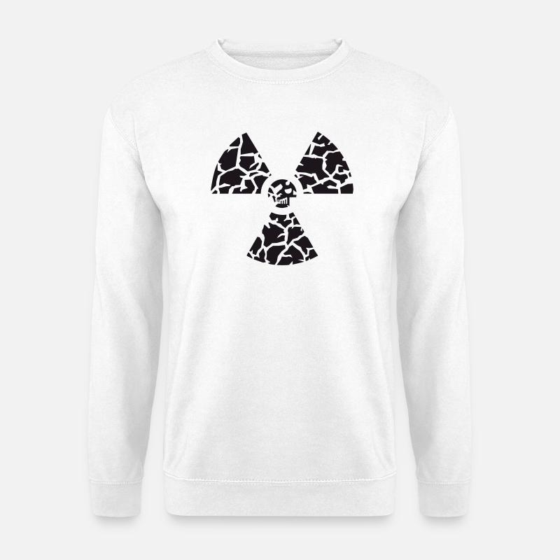 Against nuclear power - Unisex Sweatshirt - white