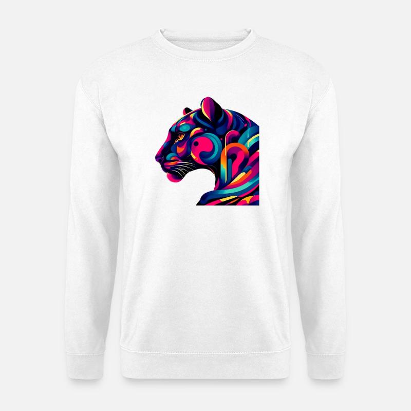 Panther - Unisex Pullover - Weiß