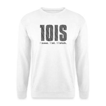 Tennis game set match black - Unisex Pullover - Weiß - Vorne