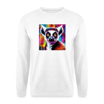 Lemur - Unisex Pullover - Weiß - Vorne