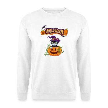 Halloween, Pumpkin, Witchcraft - Unisex Sweatshirt - white - Front