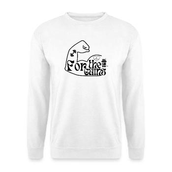 For the gains - Unisex Pullover - Weiß - Vorne