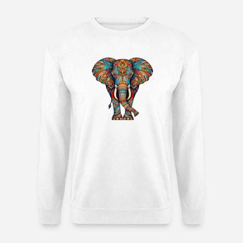 Elephant - Unisex Sweatshirt - white