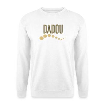 Dadou - Unisex Pullover - Weiß - Vorne - Alina (178cm) & Michal (187cm)