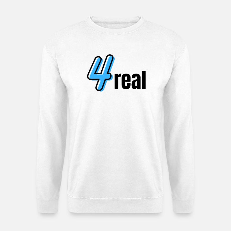 Neon Vier Typografie - Unisex Pullover - Weiß