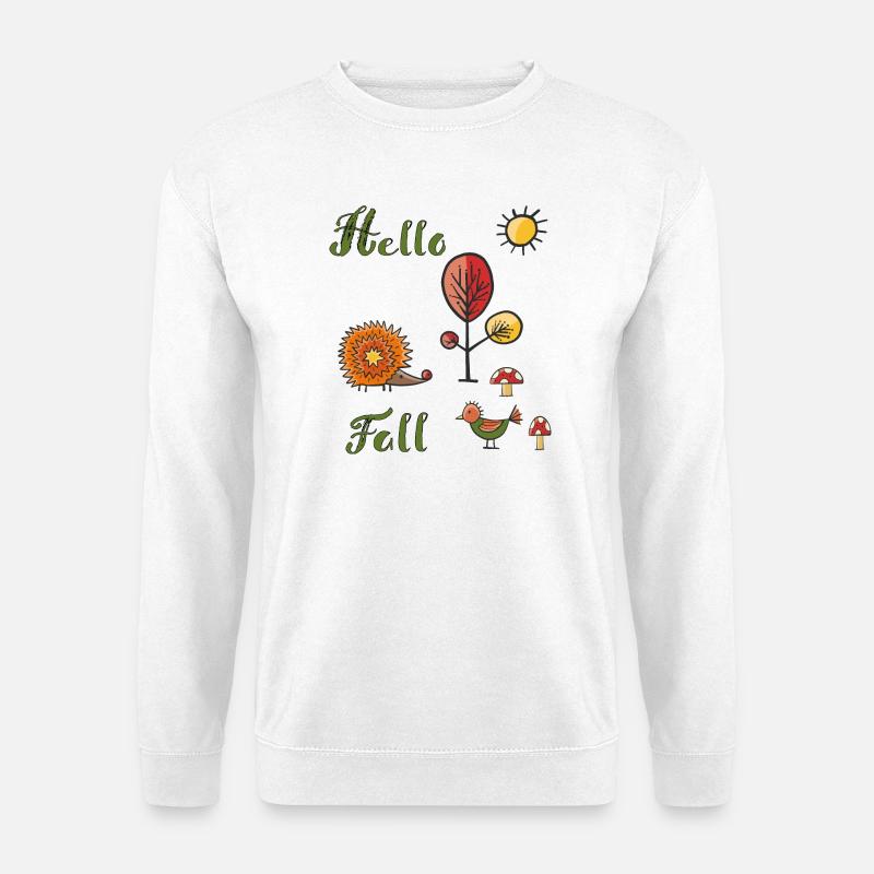 Hello Fall - Unisex Sweatshirt - white