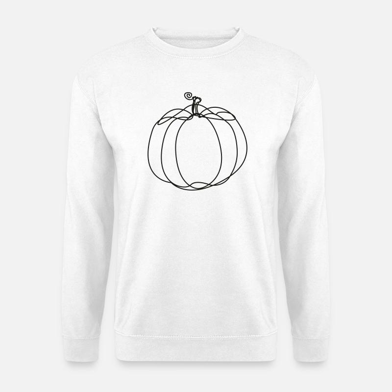 Kürbis - Unisex Pullover - Weiß