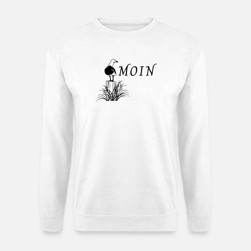 Moin - Unisex Pullover - Weiß
