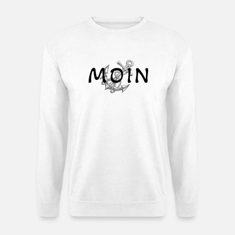 Moin - Unisex Pullover - Weiß