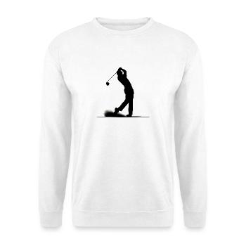 Golfer - Unisex Sweatshirt - white - Front