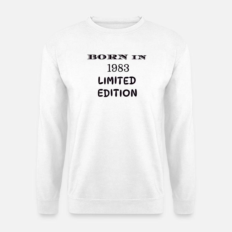 Jahrgang 1983 limitierte Auflage - Unisex Pullover - Weiß
