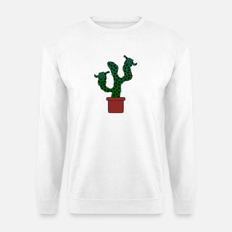 SUCCULENTS CACTI CACTUS PLANTS SURF - Unisex Sweatshirt - white