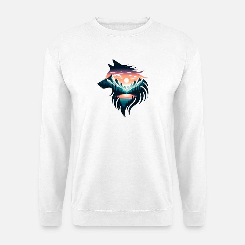 Wolf Form - Unisex Sweatshirt - white