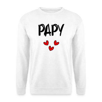 CHRISTMAS. YEAR. ANNIVERSARY. RETIREMENT. DAD. MAMAM. - Unisex Sweatshirt - white - Front