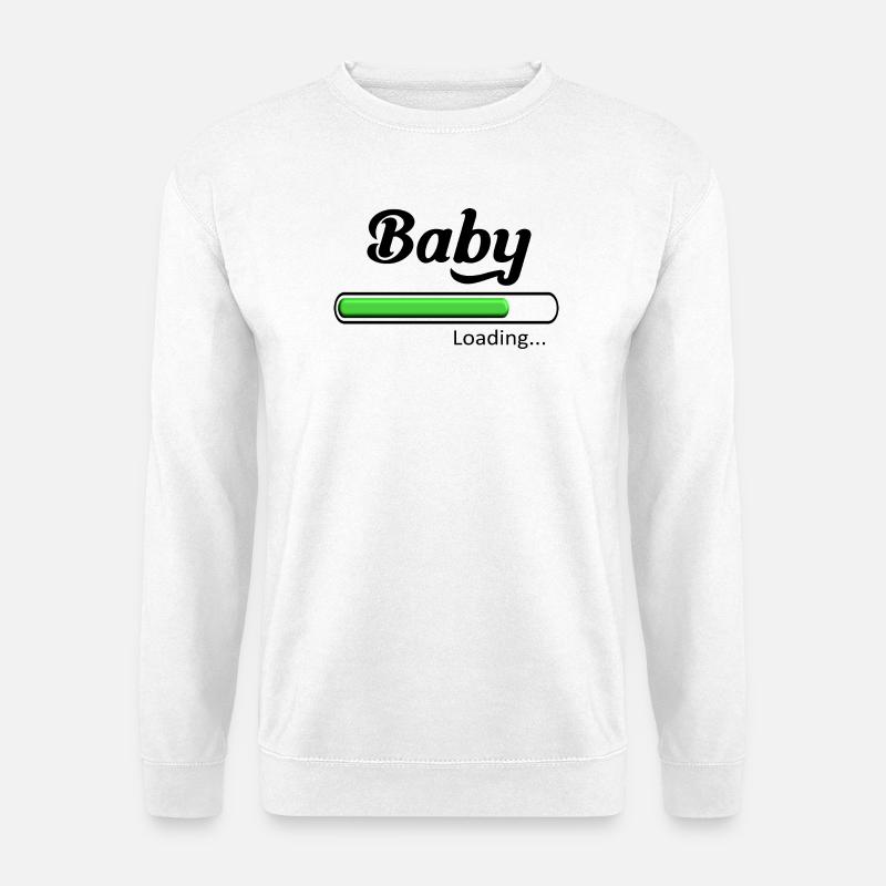 Baby loading. - Sweat-shirt Unisexe - blanc