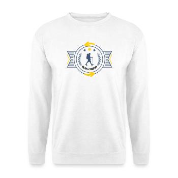 Santiago de Compostela Vintage-Abzeichen - Unisex Pullover - Weiß - Vorne