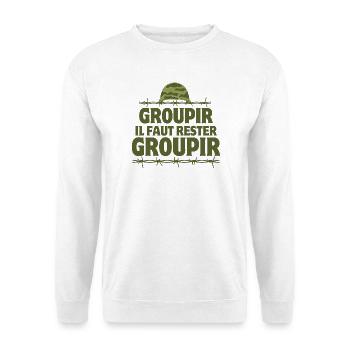 la 7ème compagnie, la septième compagnie - Sweat-shirt Unisexe - blanc - Devant