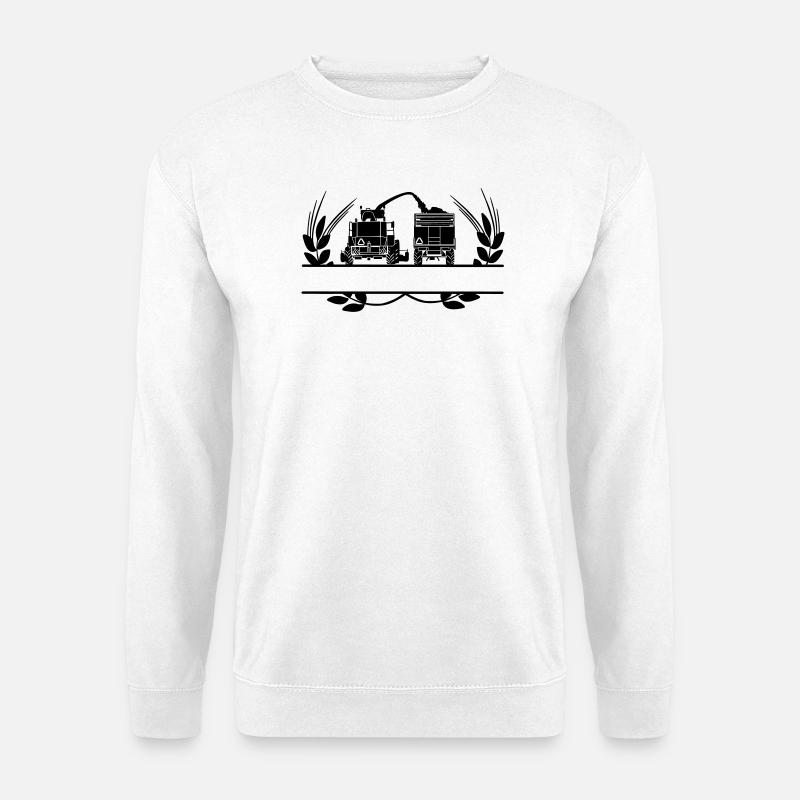 Getreidelogo Shredder Lorbeerkranz - Unisex Pullover - Weiß
