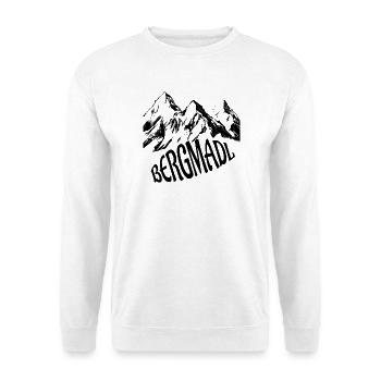 Bergmadl - Unisex Pullover - Weiß - Vorne