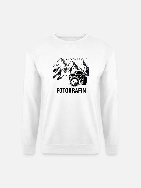 Landschaftsfotografin - Unisex Pullover - Weiß