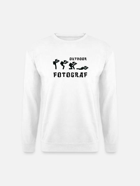 Outdoor Fotograf - Unisex Pullover - Weiß