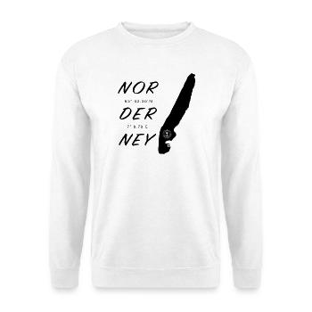 Norderney - Unisex Pullover - Weiß - Vorne