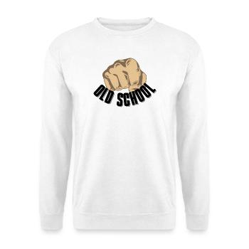 Oldschool (Vieille école) - Sweat-shirt Unisexe - blanc - Devant