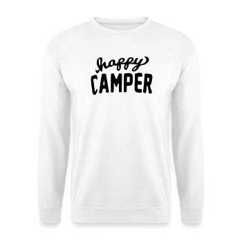 Ella Lopez « campeuse heureuse » - Sweat-shirt Unisexe - blanc - Devant