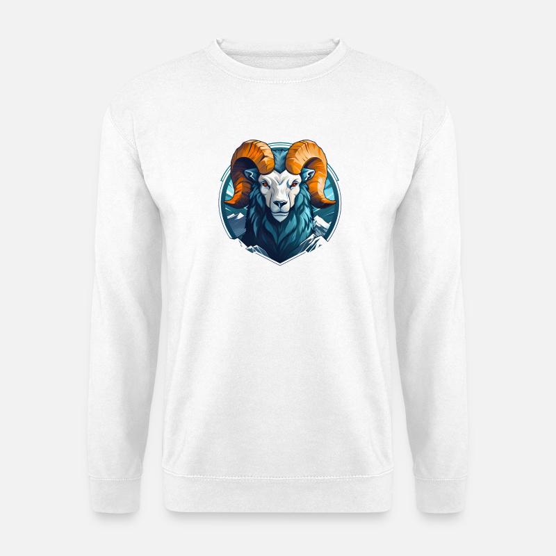 Widder Mascotchen - Unisex Pullover - Weiß