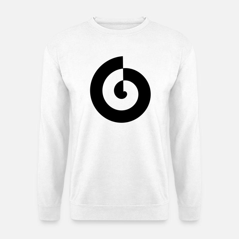 Spirale - Unisex Pullover - Weiß