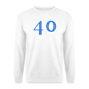 ANNIVERSARY. HAPPY BIRTHDAY. HAPPY BIRTHDAY. - Unisex Sweatshirt - white - Front