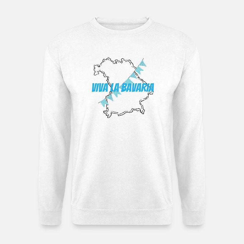 Viva La Bavaria :-) - Unisex Pullover - Weiß