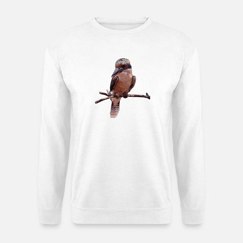 Jägerliest, australien, vögel - Unisex Pullover - Weiß