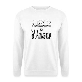 Marraine Amour Cœur - Sweat-shirt Unisexe - blanc - Devant