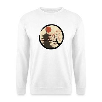 Kyoto in bloom - Unisex Sweatshirt - white - Front