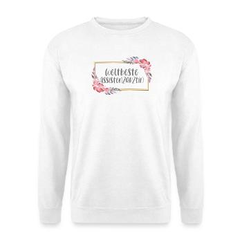 Assistenzärztin Ärztin Doktorin Beruf Geschenk - Unisex Pullover - Weiß - Vorne