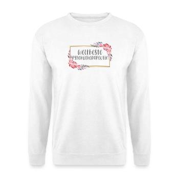 Psychotherapeutin Ärztin Doktorin Beruf Geschenk - Unisex Pullover - Weiß - Vorne