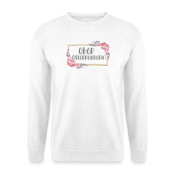 Oberösterreicherin Heimat Mädchen Geschenk - Unisex Pullover - Weiß - Vorne