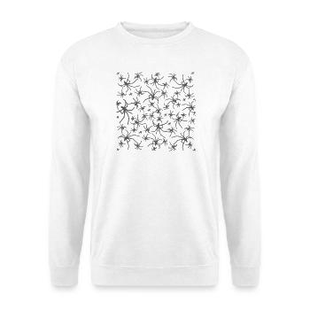 Spinnen muster, halloween outfits, animal prints - Unisex Pullover - Weiß - Vorne