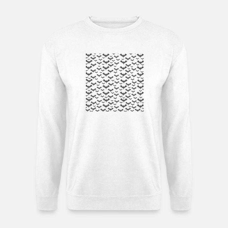 fledermäuse, halloween Outfits, gothic motiv - Unisex Pullover - Weiß