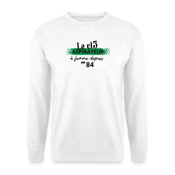 Le c15 aspirateur à femmes cadeau c15 du seigneur - Sweat-shirt Unisexe - blanc - Devant