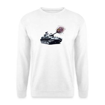Panzer Bouquet - Unisex Sweatshirt - white - Front