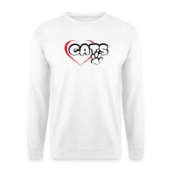 Cats Love Cat Cat Hangover - Unisex Sweatshirt - white - Front