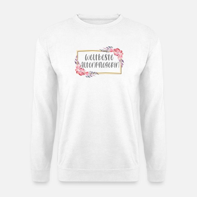 Altenpflegerin Pflegerin Mädchen Geschenk - Unisex Pullover - Weiß