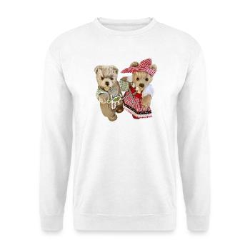 Josefine + Finn Tracht - Unisex Pullover - Weiß - Vorne