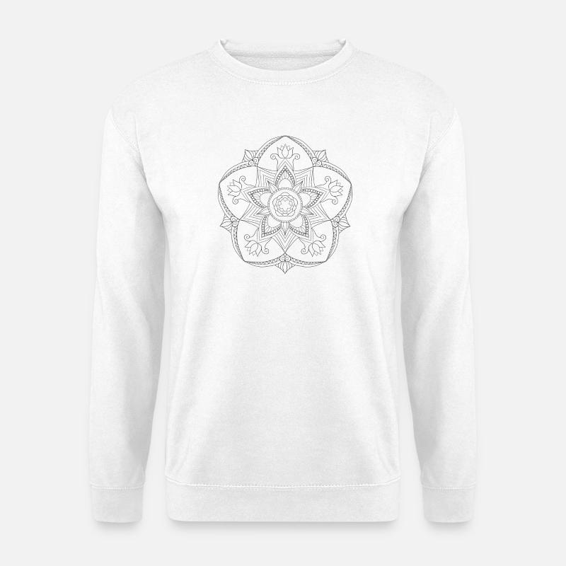 Mandala - Unisex Pullover - Weiß