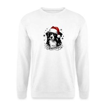 Border Collie Christmas - Affectionate Gift - Unisex Sweatshirt - white - Front