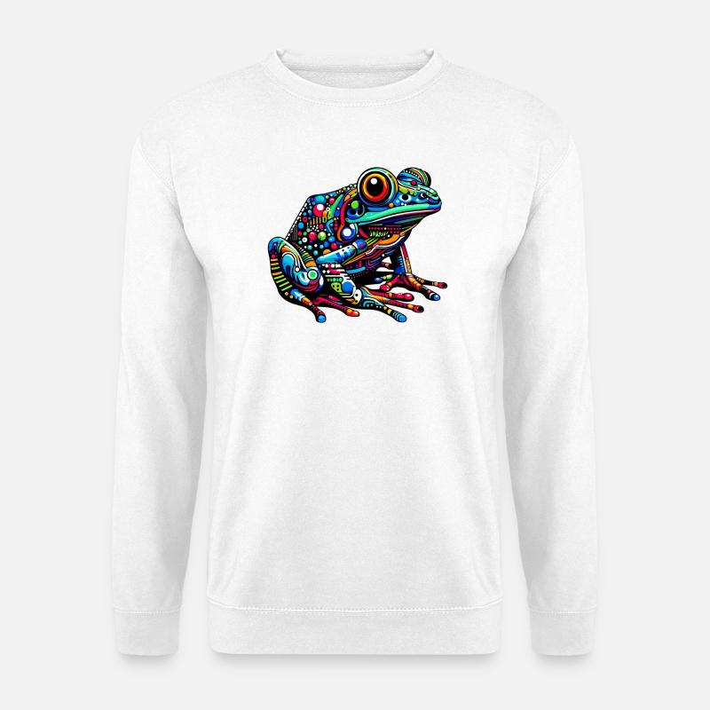 Frosch - Unisex Pullover - Weiß
