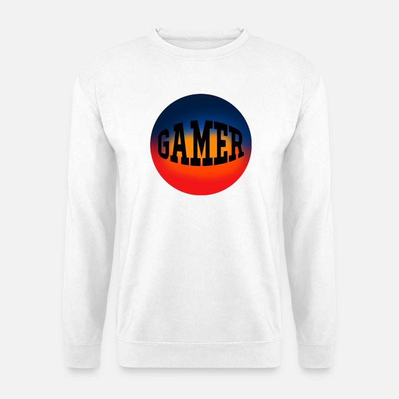 Gamer-Spielkonsole - Unisex Pullover - Weiß